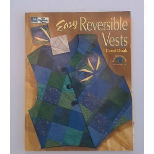 Easy Reversible Vests by Carol Doak SIGNED COPY